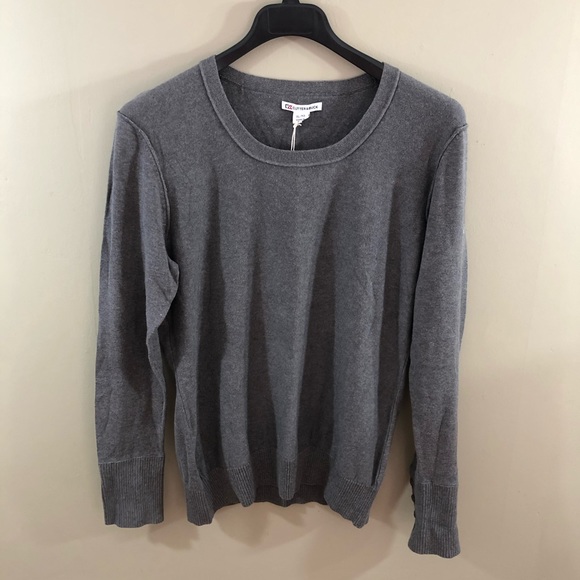 NWT - Gray Cotton Sweater - Size XL - Picture 1 of 6